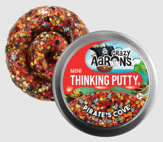 Crazy Aaron's - Pirate's Cove - Thinking Putty - 2" Tin 0.46 oz 13.3g - Non-Toxic Sensory Play Putty