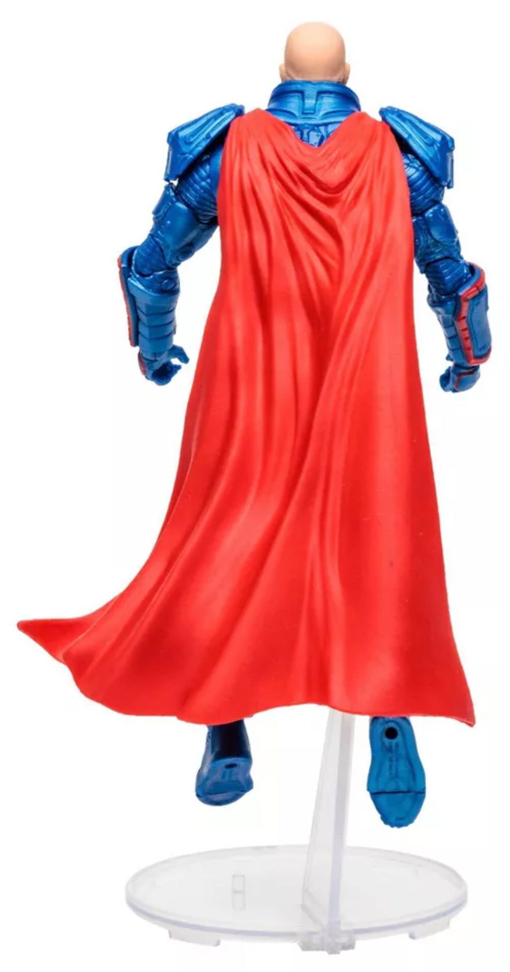 DC Comics Multiverse Rebirth - Figurine Lex Luthor Blue Power Suit avec cape rouge - Collection Gold Label