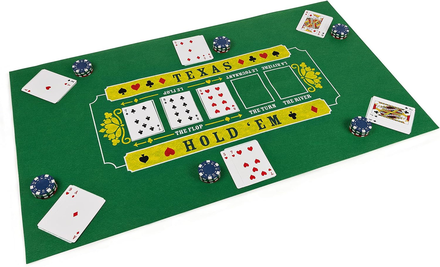 Deluxe Casino Set - 3 in 1 - Craps Blackjack Poker - Spin Master Games Model # 062266