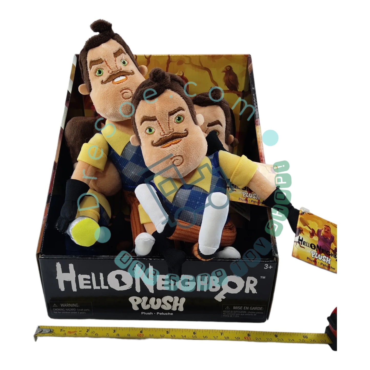 Hello Neighbor 10 inch Plush - 2017 Zag Toys - Mr. Peterson - Complete Collection