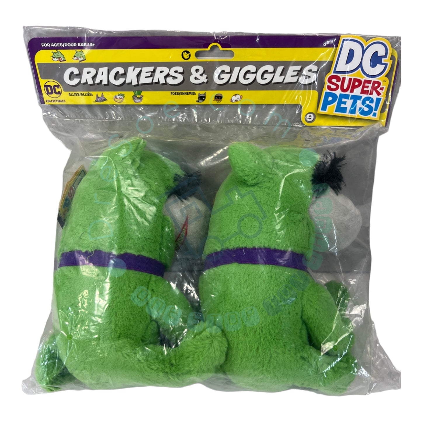 DC Super Pets - Crackers & Giggles Plush Combo 2-Pack