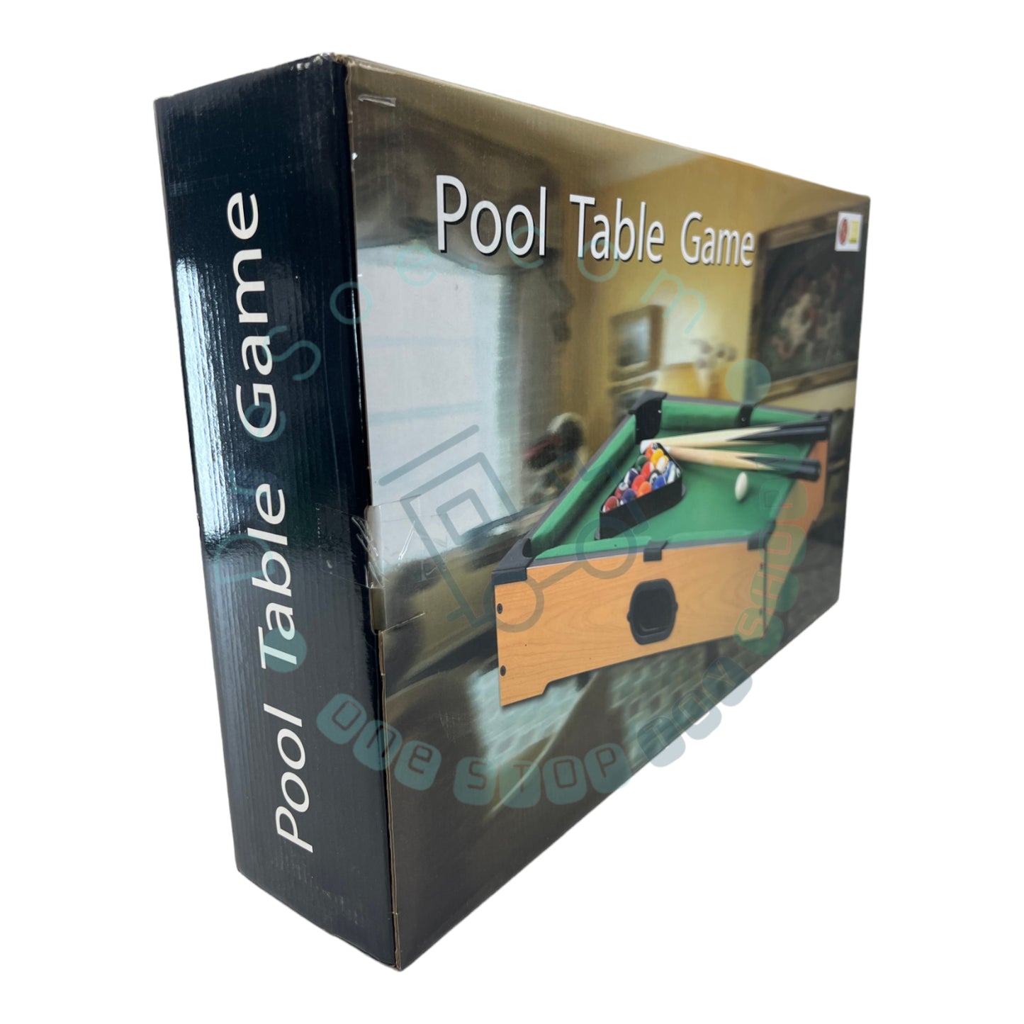 Ensemble de mini jeu de billard de table - CHH 9004S - Table de billard de 21 pouces avec de vraies boules de billard - Surface en feutre véritable