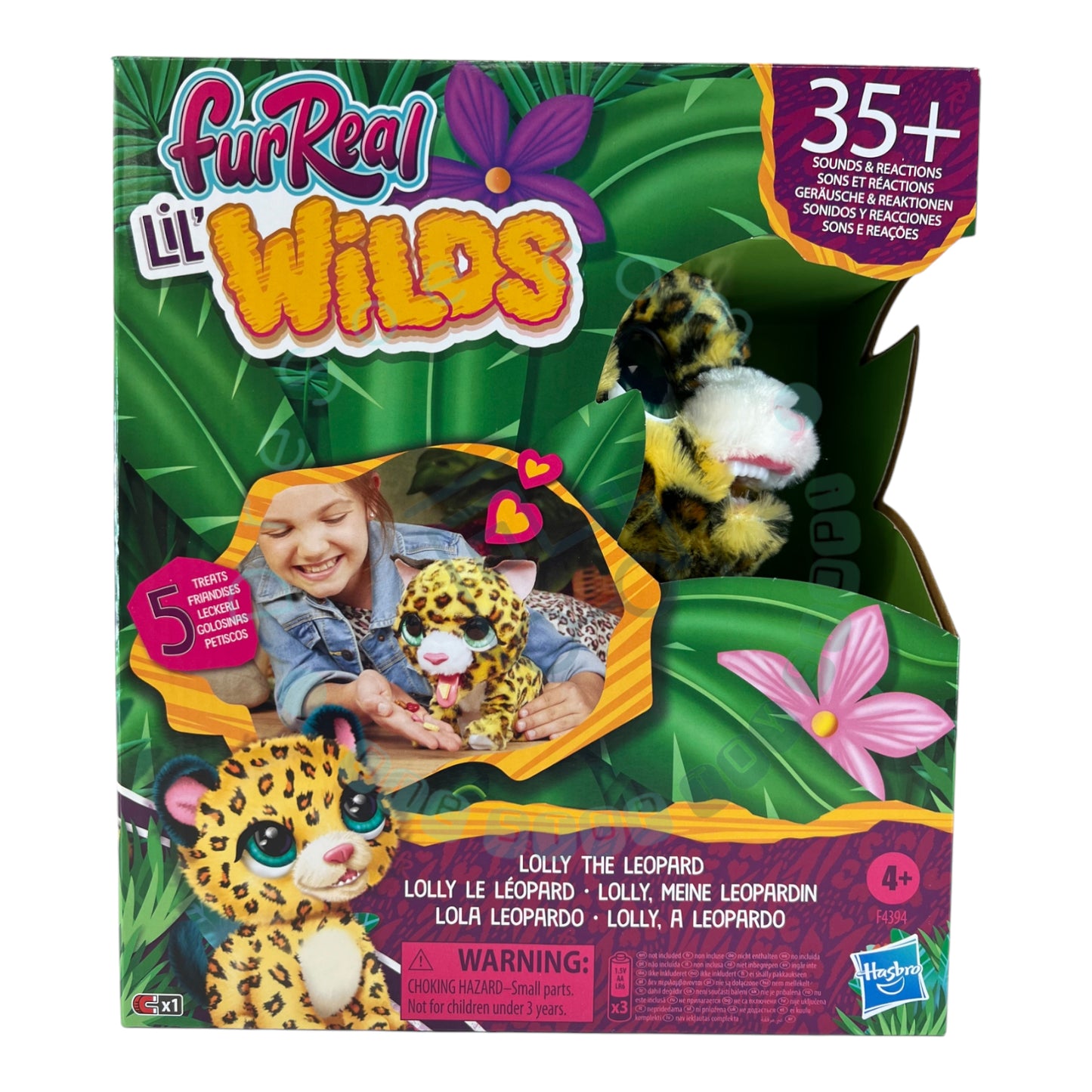 FurReal Lil Wilds - Lolly The Leopard - Electronic Plush Pet Toy