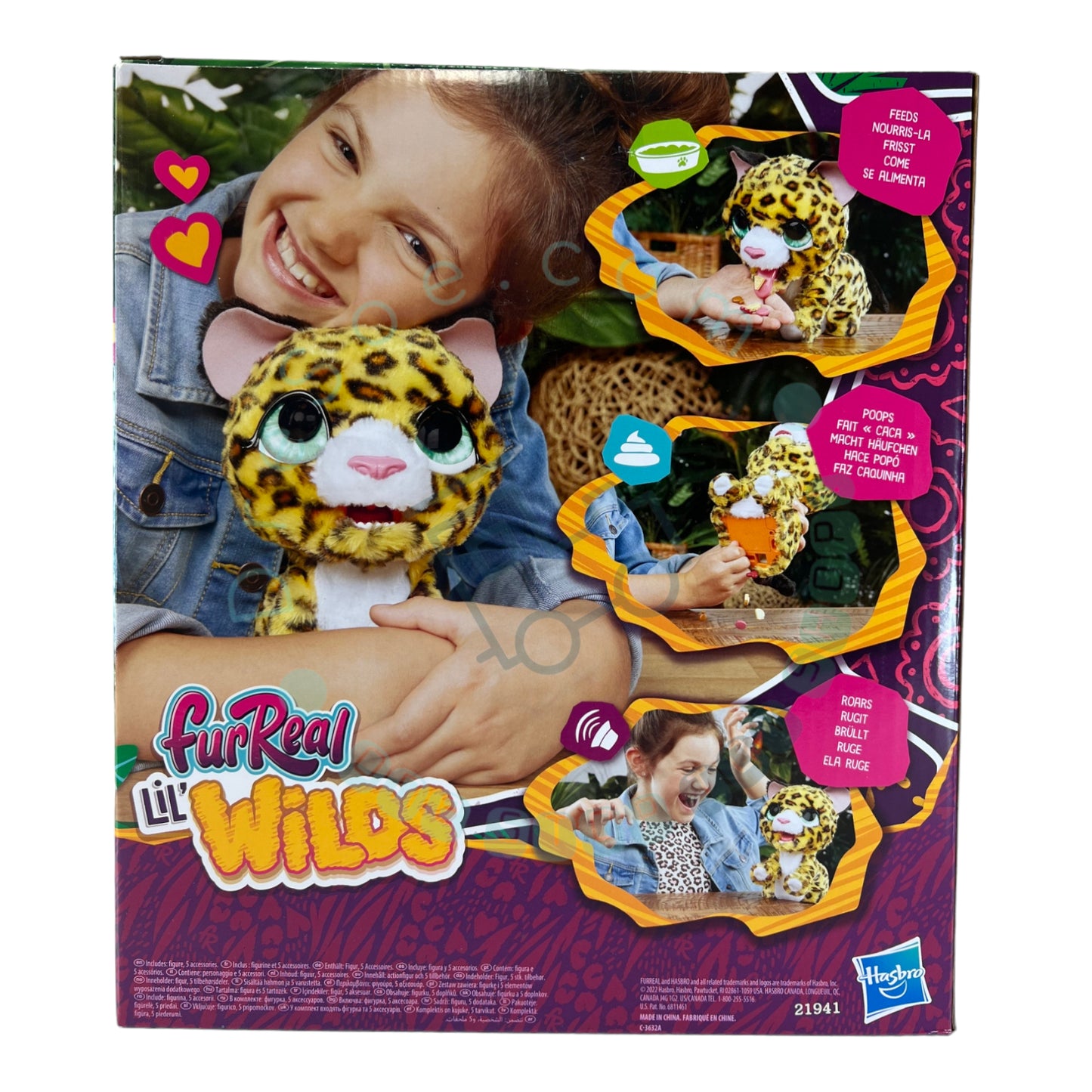 FurReal Lil Wilds - Lolly The Leopard - Electronic Plush Pet Toy