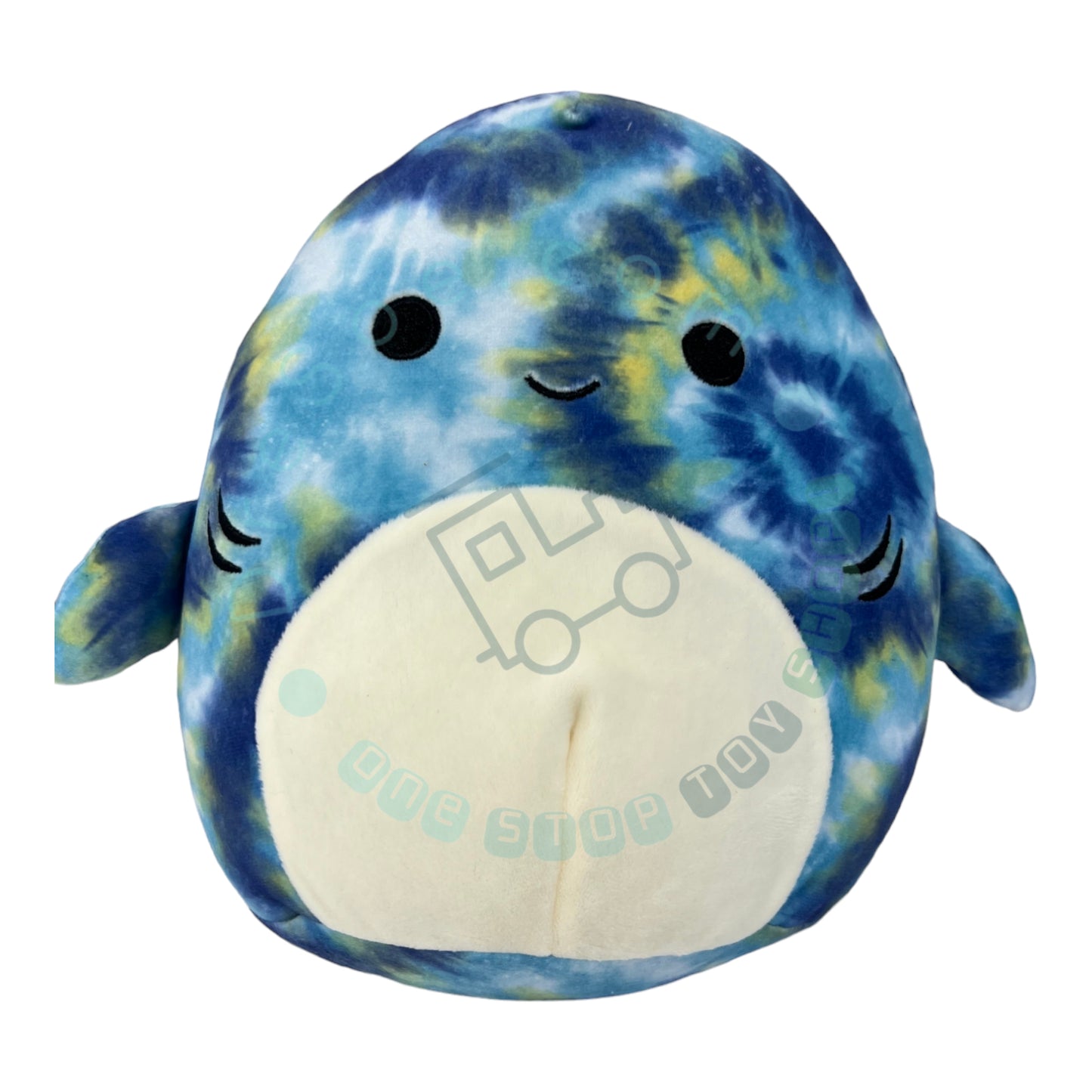 Squishmallow - Luther le requin 8 pouces - Animal en peluche douce et spongieuse - Kellytoy officiel