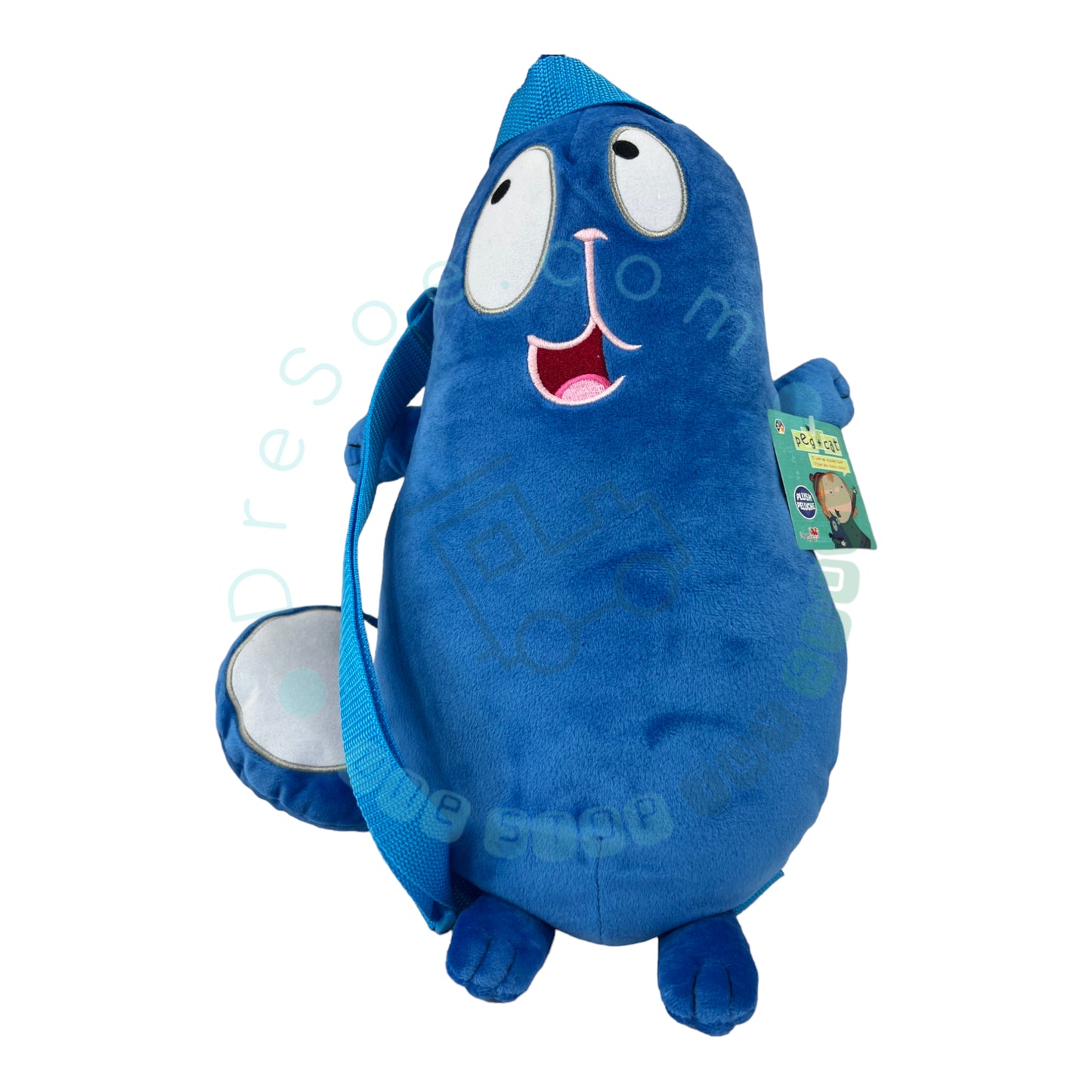 Peg + Cat - 14 Inch Plush Backpack with Zippered Compartment