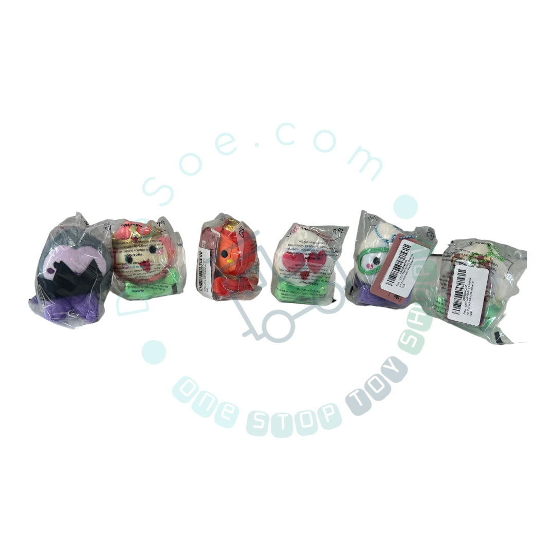 Overwatch - Peluche Mini Pachimari 2,5 pouces - Blizzard officiel - Lot de 6 - Collection complète