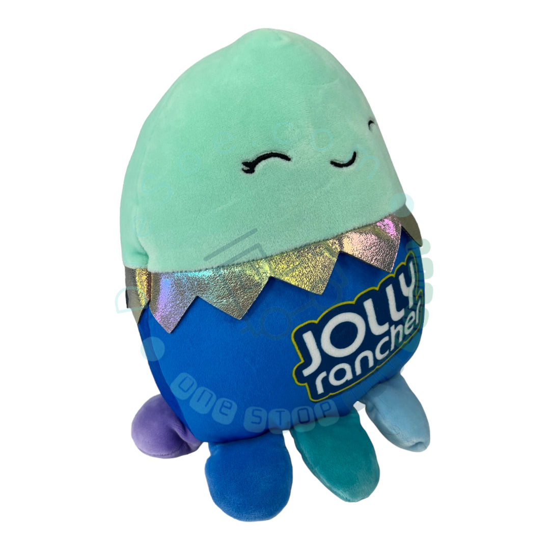 Squishmallow - Olga la pieuvre Jolly Rancher - 8 pouces - Animal en peluche doux et spongieux - Kellytoy officiel