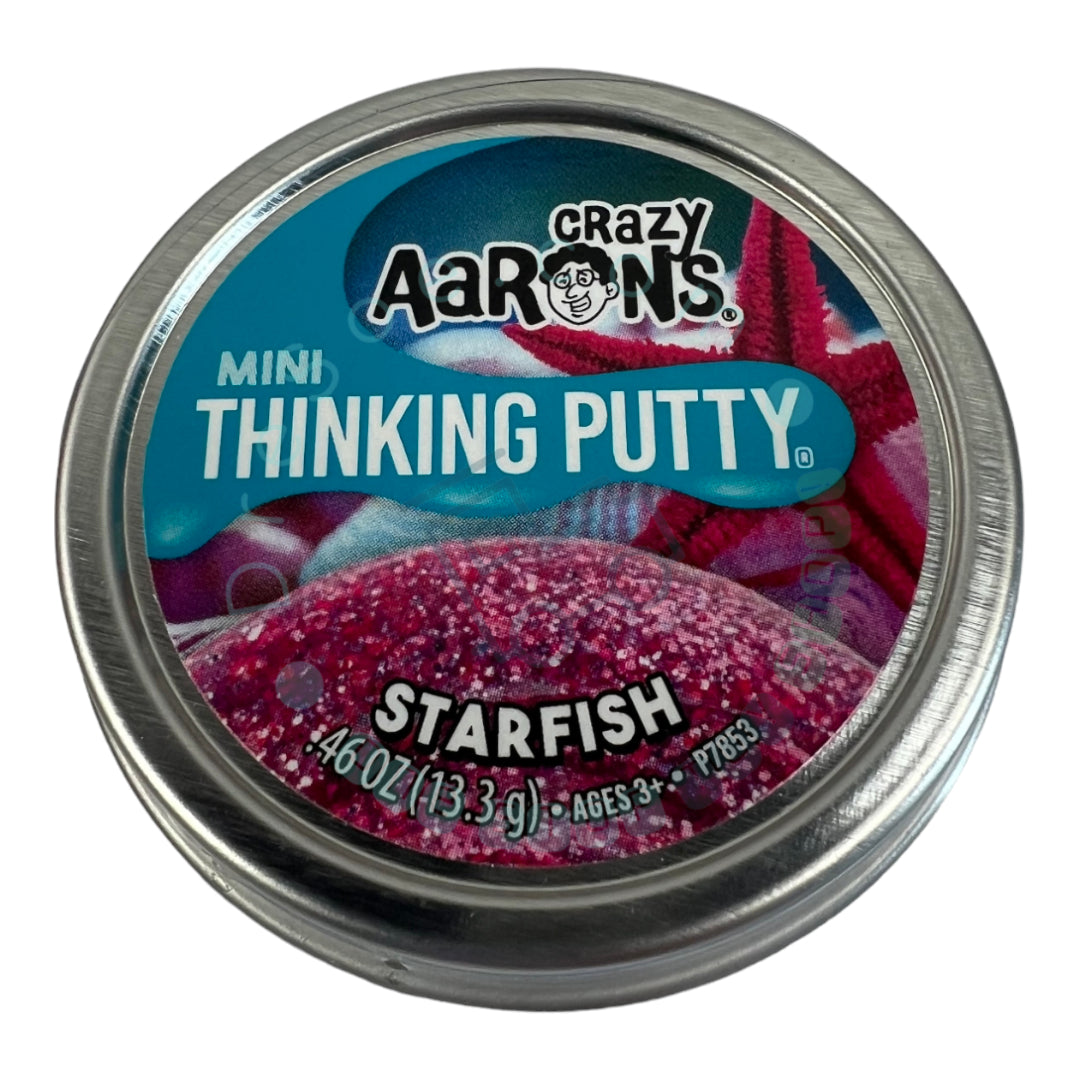 Crazy Aaron's - Starfish Thinking - Mastic - Boîte de 2" 0,46 oz 13,3 g - Mastic de jeu sensoriel non toxique