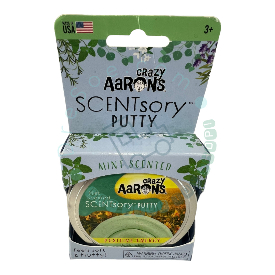 Crazy Aaron's - Positive Energy - SCENTsory Thinking Putty - 2.75" Tin 0.7 oz 20g - Non-Toxic Sensory Play Putty