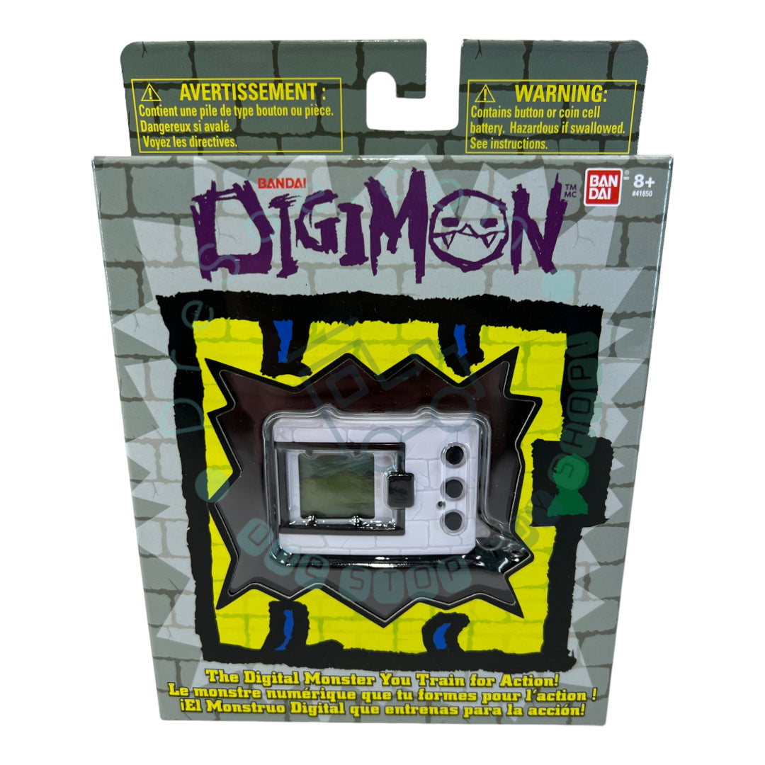 Digimon - Monstre virtuel électronique Digivice - 20e anniversaire - Blanc