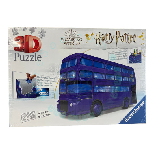 Ravensburger - Puzzle 3D Harry Potter Knight Bus - pour enfants à partir de 8 ans - 216 pièces - Aucune colle requise