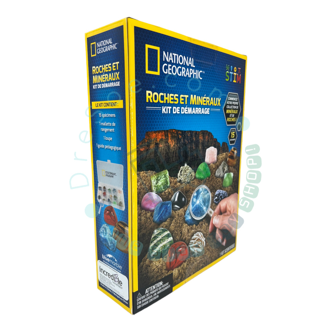 National Geographic - Rock and Mineral Starter Kit - 15 Specimens