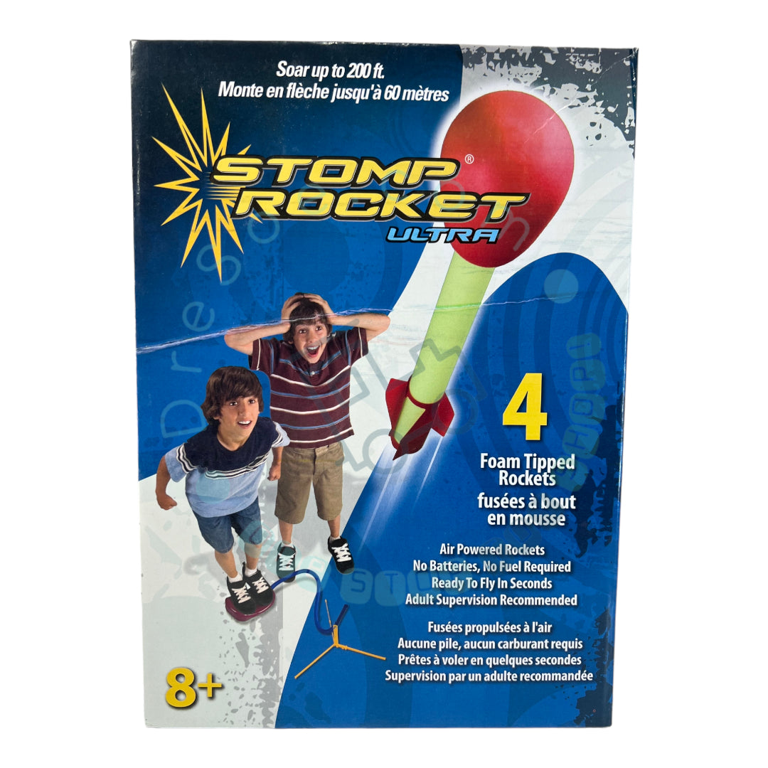 Stomp Rocket - Le lance-roquettes original Stomp Rocket Ultra, kit 4 roquettes - STEM