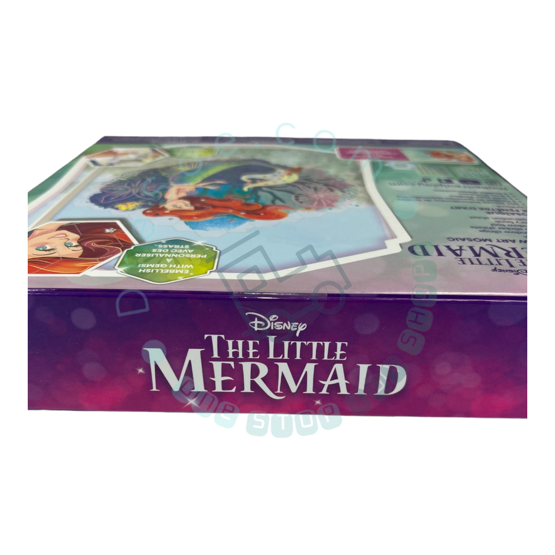 Disney Window Art Mosaic - The Little Mermaid - 106 pcs, Reusable Puzzle Window Clings, Kids Ages 6+