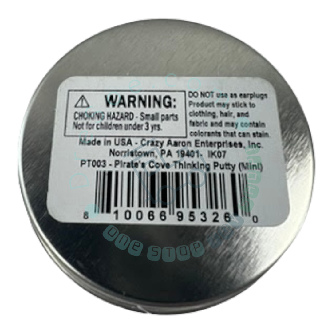 Crazy Aaron's - Pirate's Cove - Thinking Putty - 2" Tin 0.46 oz 13.3g - Non-Toxic Sensory Play Putty