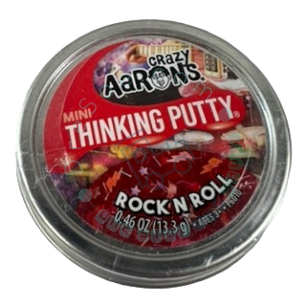 Crazy Aaron's - Rock n' Roll - Thinking Putty - 2" Tin 0.46 oz 13.3g - Non-Toxic Sensory Play Putty