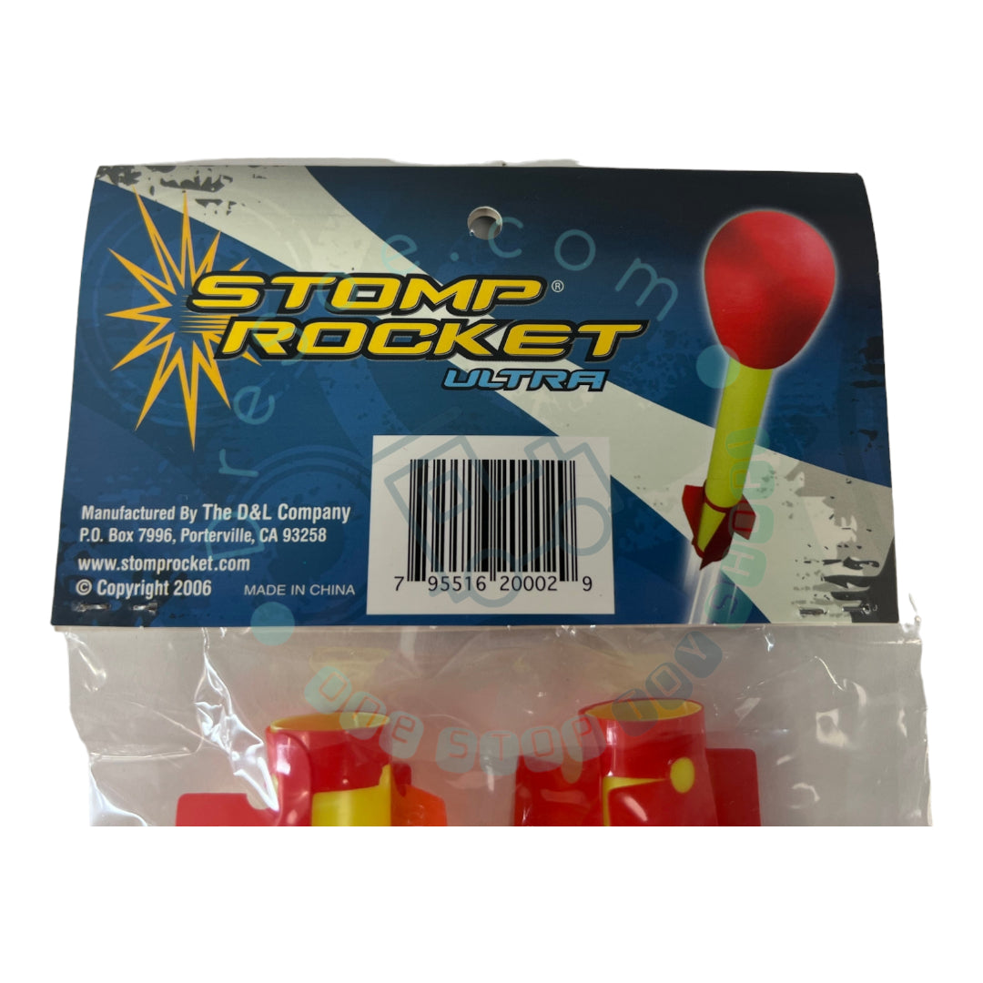 Stomp Rocket - The Original Stomp Rocket Ultra 2 pack Rockets Recharge - Kit 2 Rockets - STEM