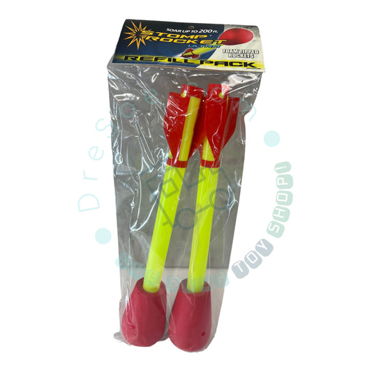 Stomp Rocket - The Original Stomp Rocket Ultra 2 pack Rockets Recharge - Kit 2 Rockets - STEM