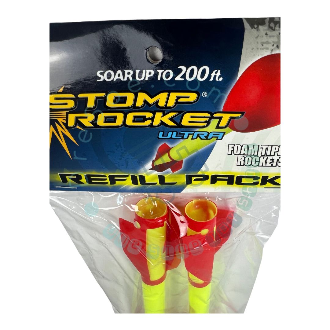 Stomp Rocket - The Original Stomp Rocket Ultra 2 pack Rockets Recharge - Kit 2 Rockets - STEM