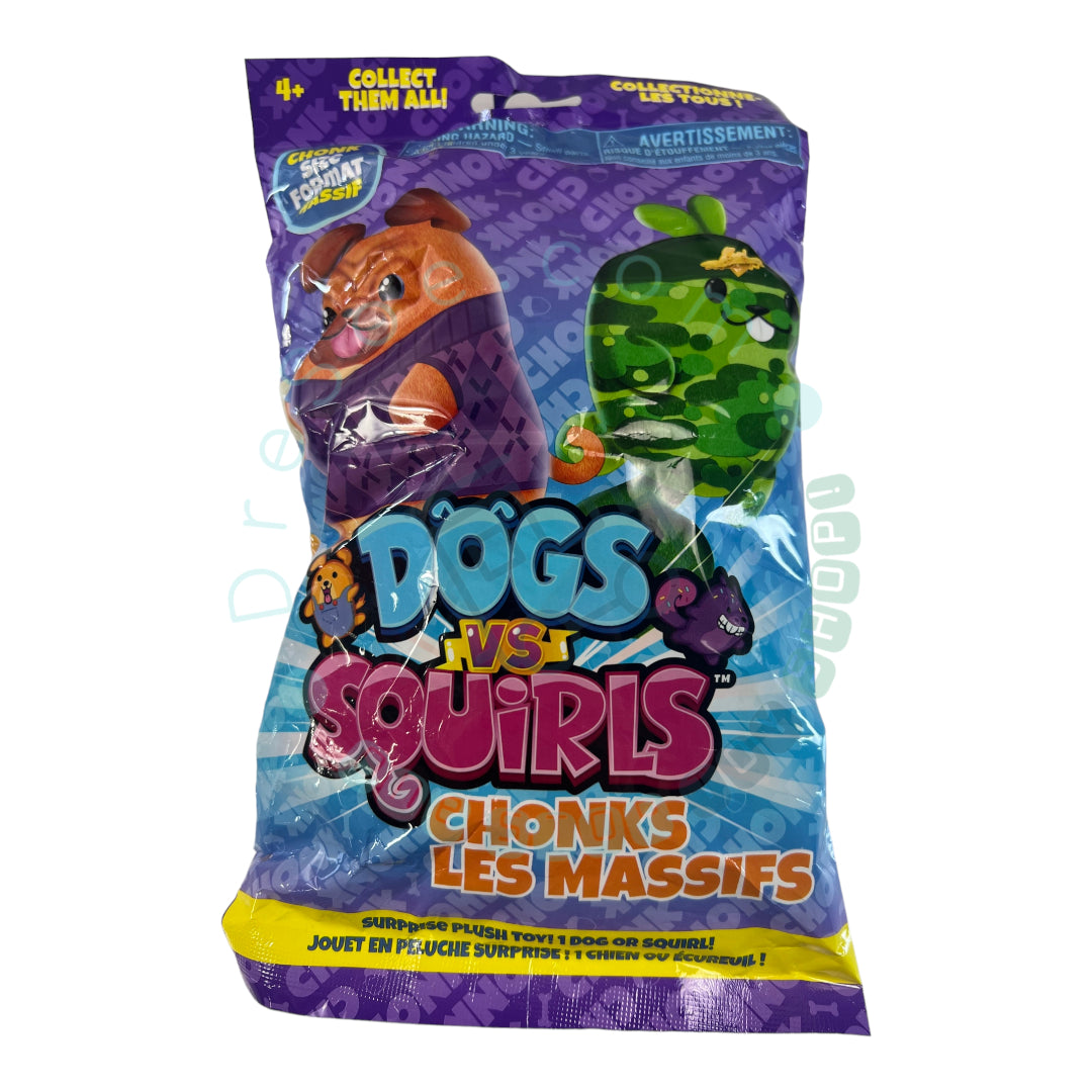 Dogs Vs. Squirls - Chonks! Plush - 6-Inch Mystery Bags