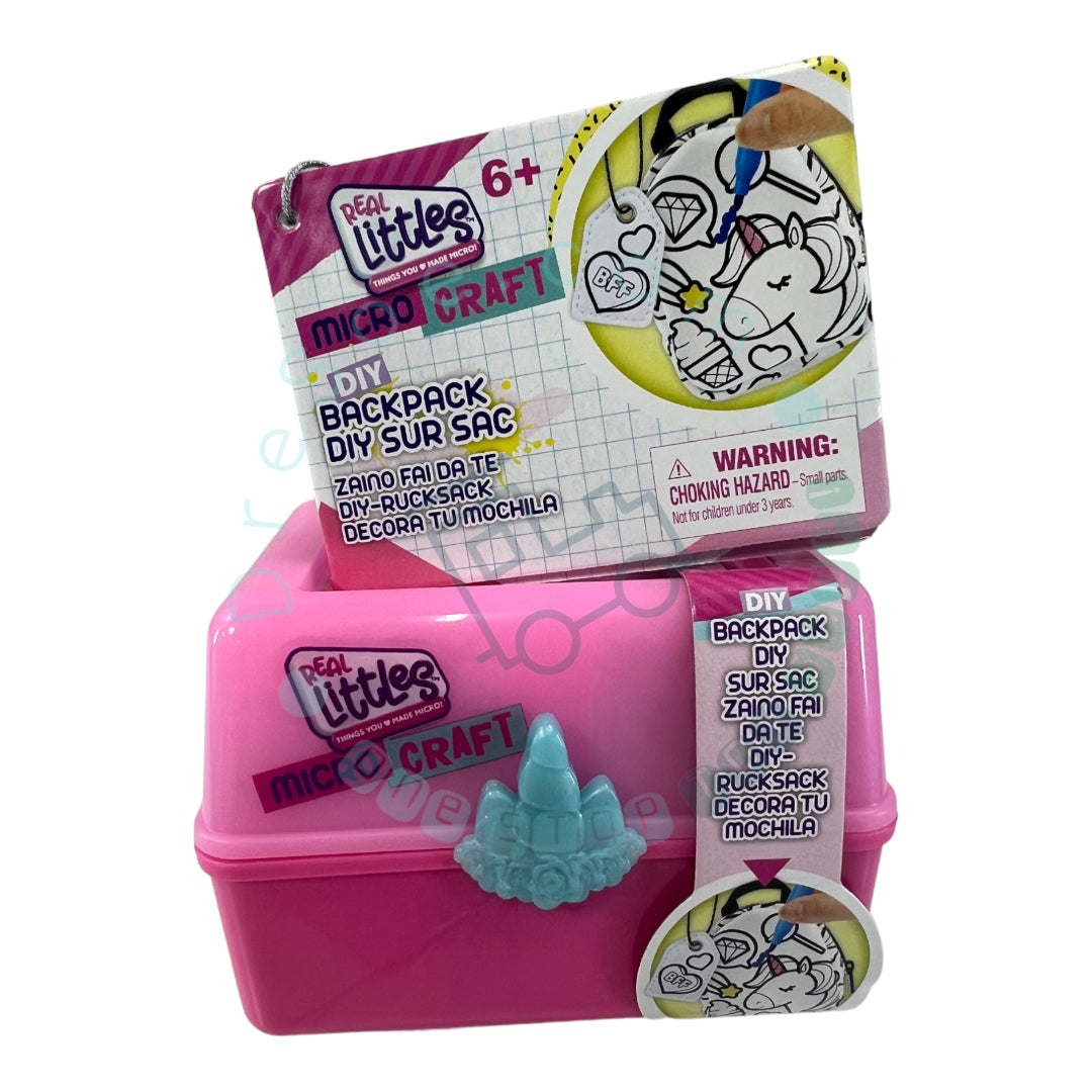 REAL LITTLES - Mini Craft Box - Collect 6 Different Projects to Make with Micro Working Accessories Inside!