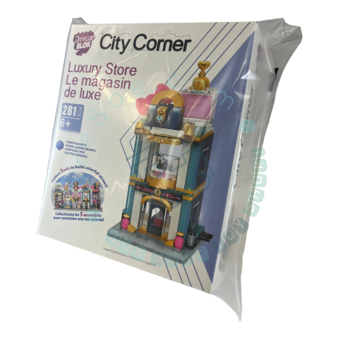 DRAGON BLOK City Corner Luxury Store 281 piece block set DreSoe