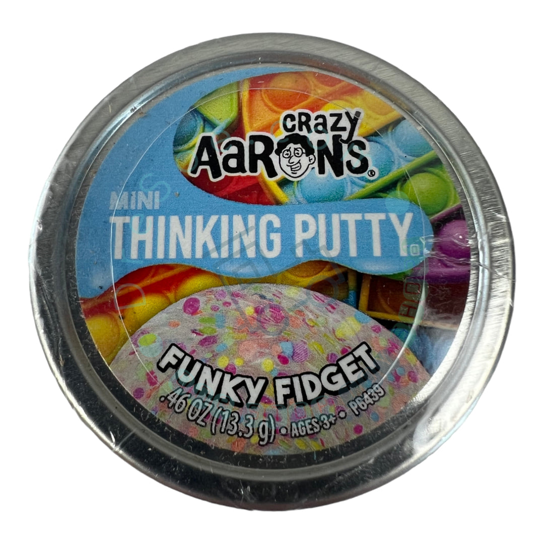 Crazy Aaron's - Funky Fidget - Thinking Putty - 2" Tin 0.46 oz 13.3g - Non-Toxic Sensory Play Putty