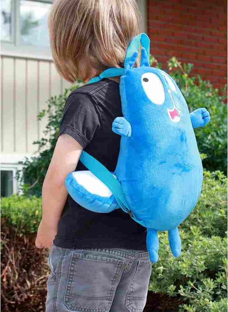 Peg + Cat - 14 Inch Plush Backpack with Zippered Compartment